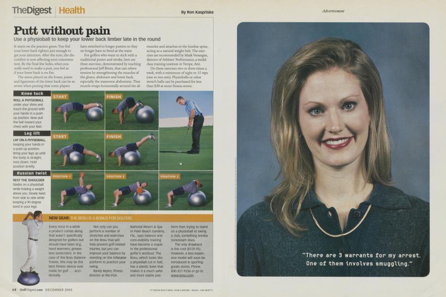 Putt without pain