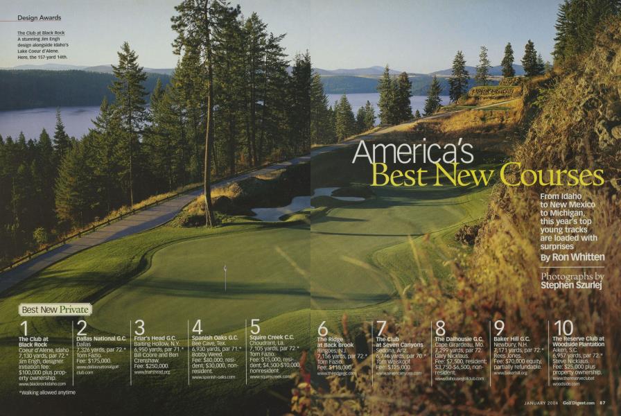 America's Best New Courses