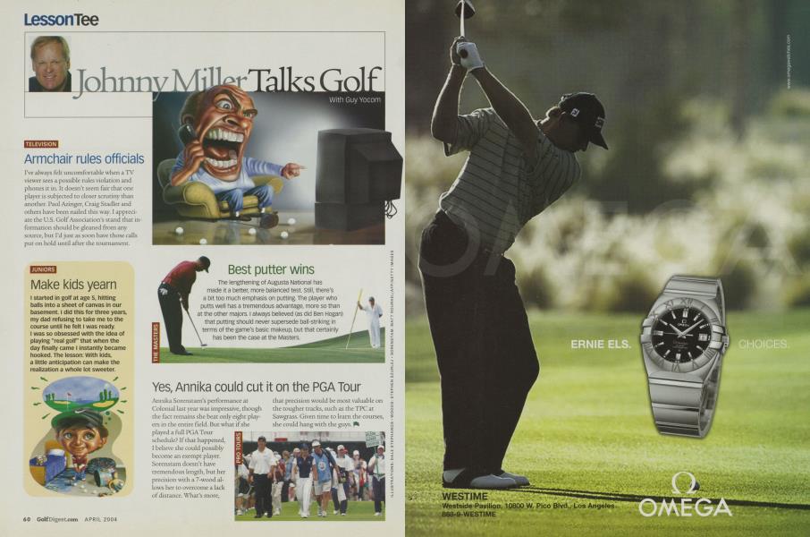 Johnny Miller Talks Golf