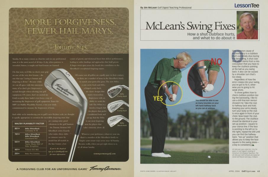 McLean's Swing Fixes