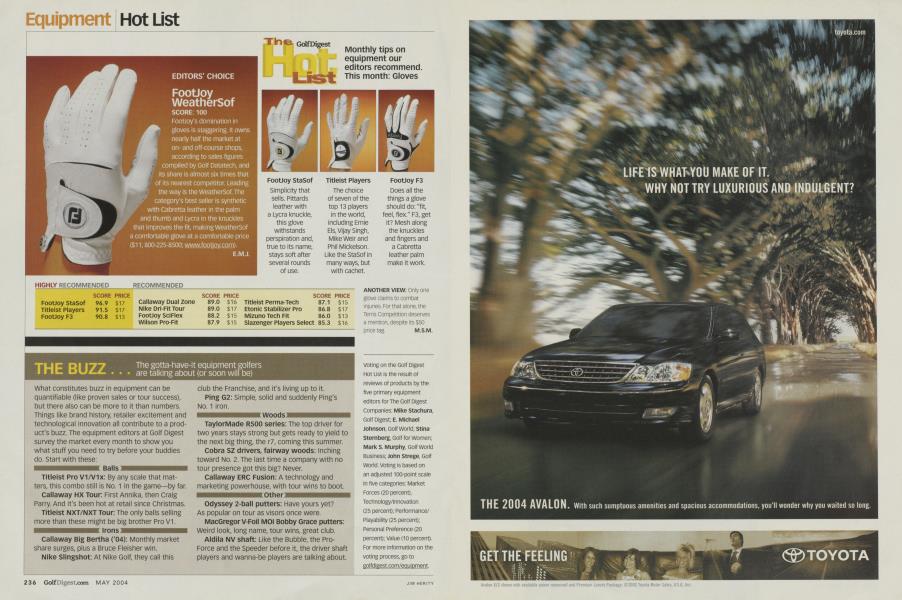The Golf Digest Hot List