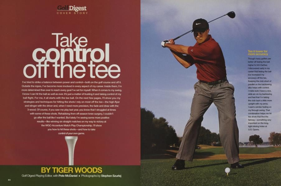 Take control off the tee