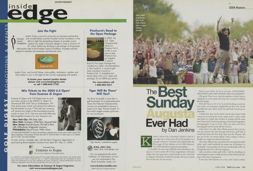 The Best Sunday Augusta Ever Had