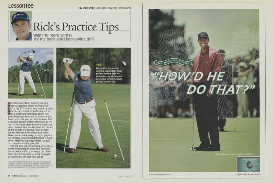 Rick's Practice Tips