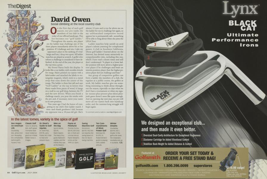 In the latest tomes, variety is the spice of golf
