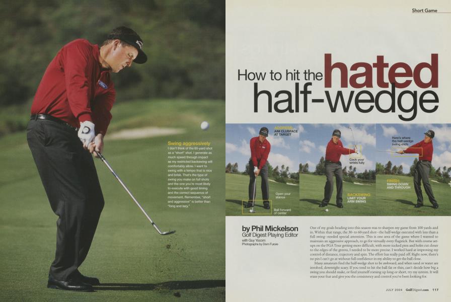 How to hit the hated half-wedge
