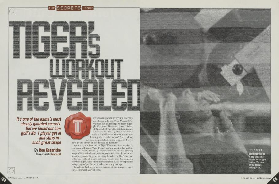 TIGER'S WORK OUT REVEALED