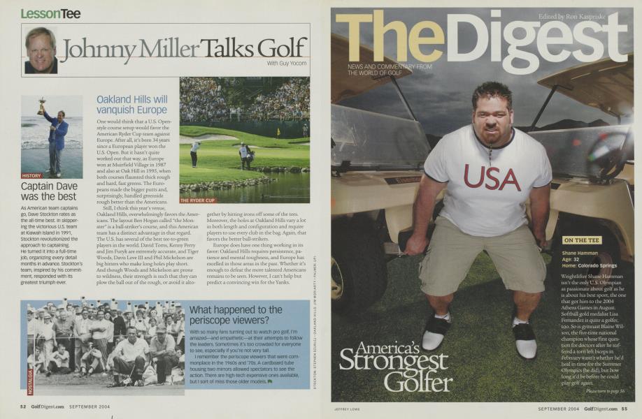 Johnny Miller Talks Golf