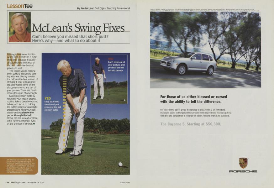 McLean's Swing Fixes