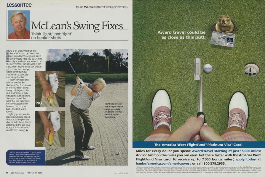 McLean's Swing Fixes