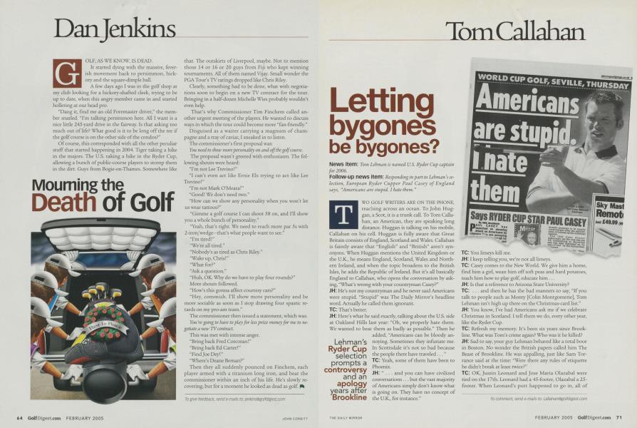 Mourning the Death of Golf