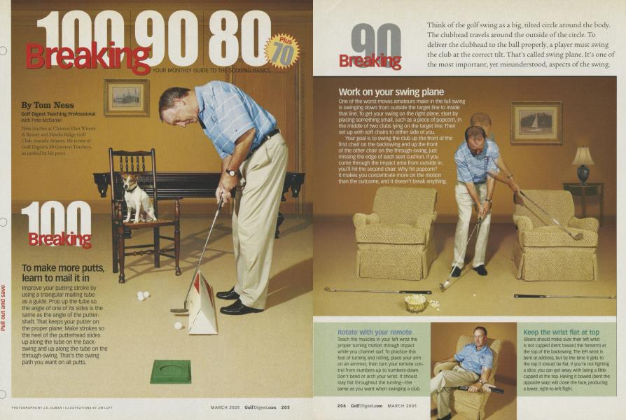 To make more putts, learn to mail it in