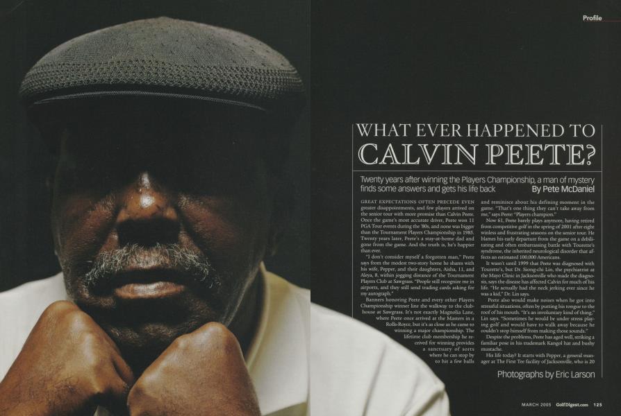 WHAT EVER HAPPENED TO CALVIN PEETE?