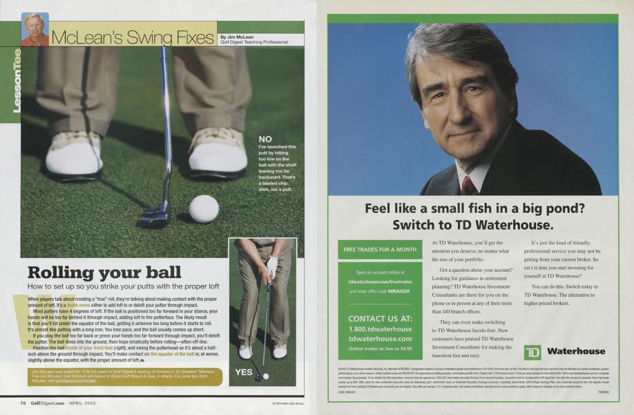 Rolling your ball