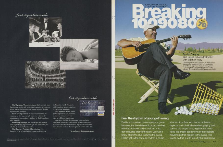 Feel the rhythm of your golf swing