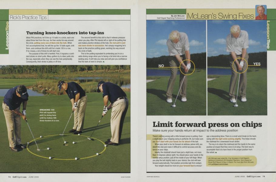 Limit forward press on chips