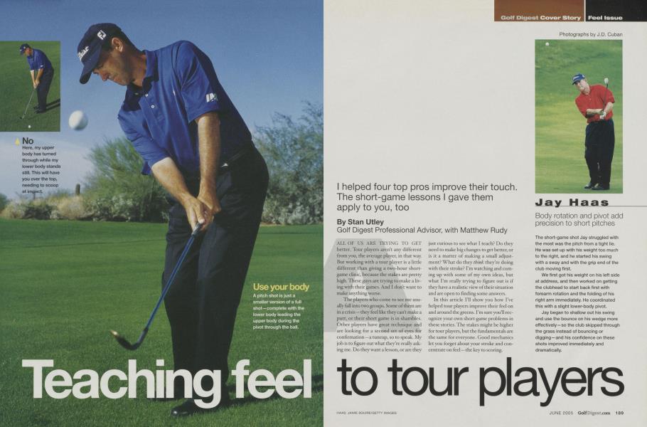 Teaching feel to tour players