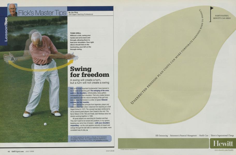 Swing for freedom
