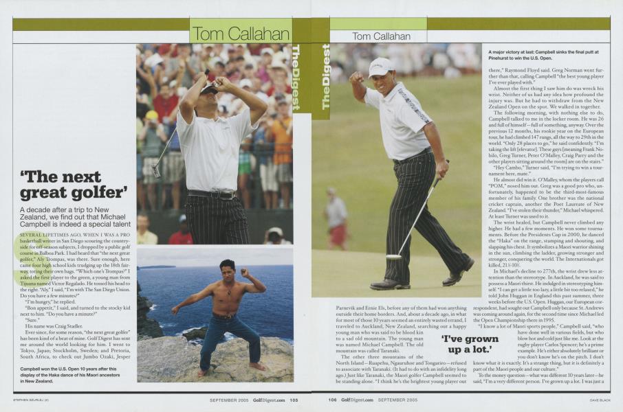 ‘The next great golfer'