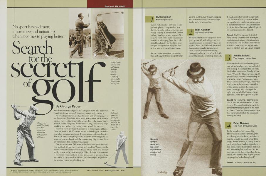 Search for the secret of golf
