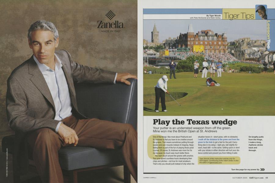 Play the Texas wedge