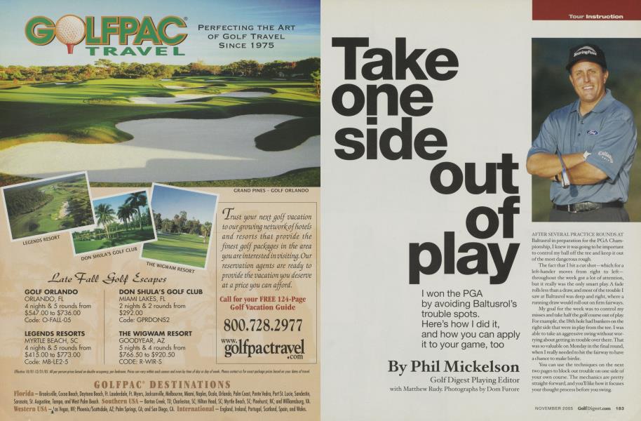 Take one side out of play