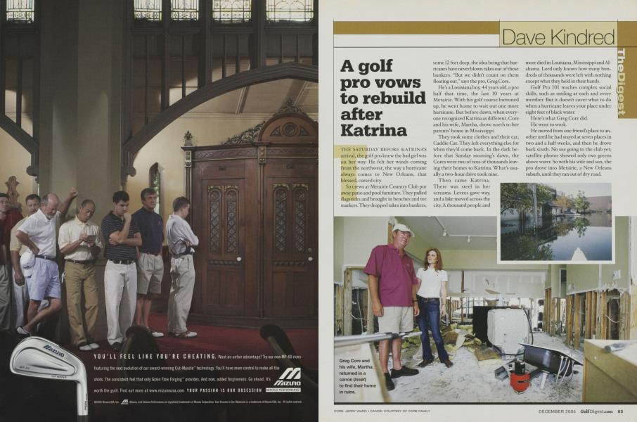A golf pro vows to rebuild after Katrina