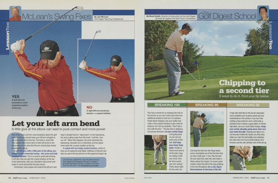 Chipping to a second tier