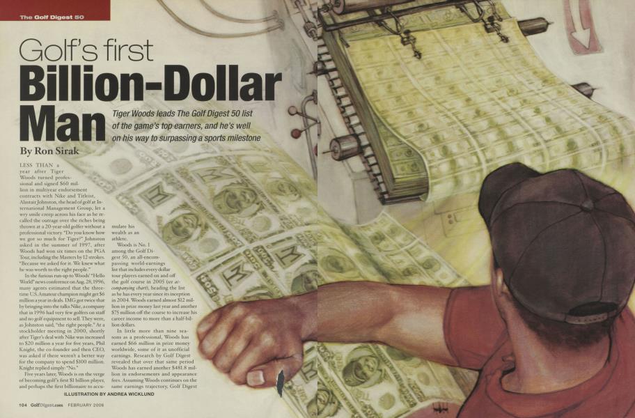 Golf’s first Billion-Dollar Man