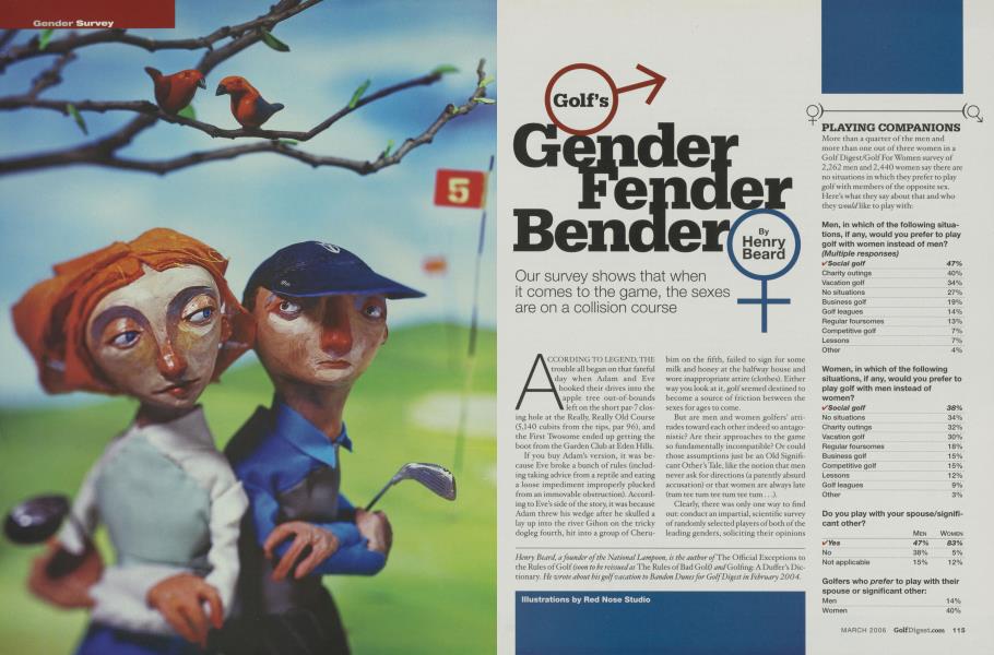 Golf's Gender Fender Bender