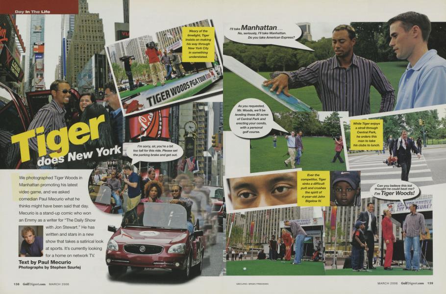 Tiger does New York