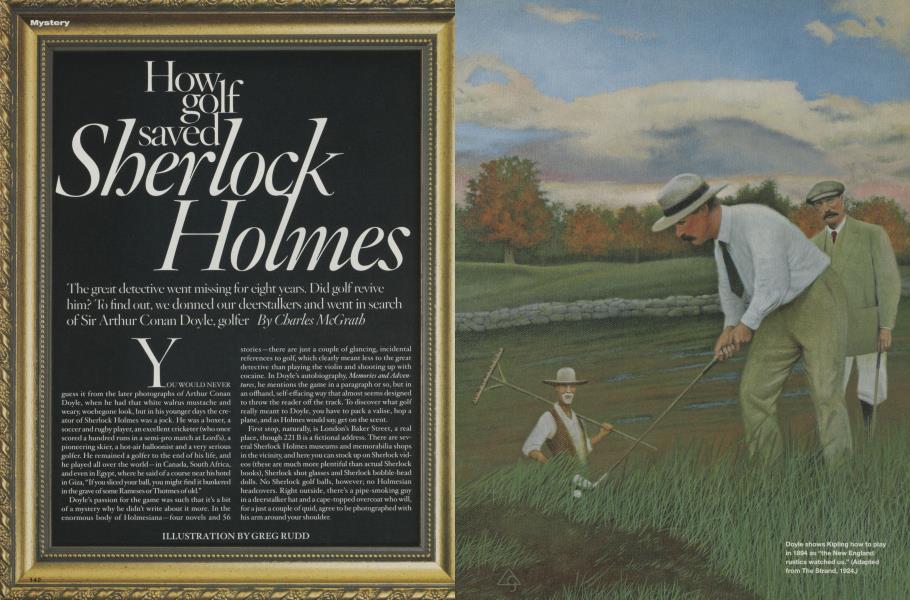 How golf saved Sherlock Holmes