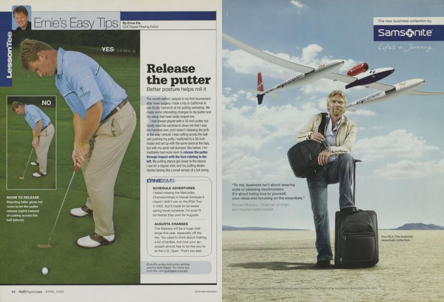 Release the putter