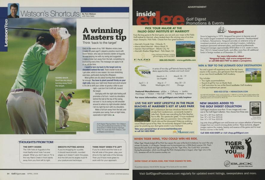 A winning Masters tip
