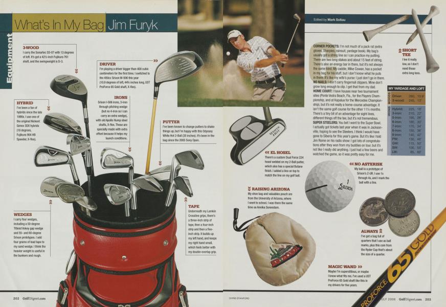 What's In My Bag: Jim Furyk