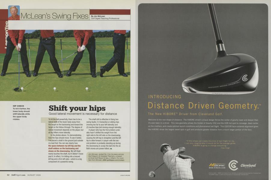 Shift your hips