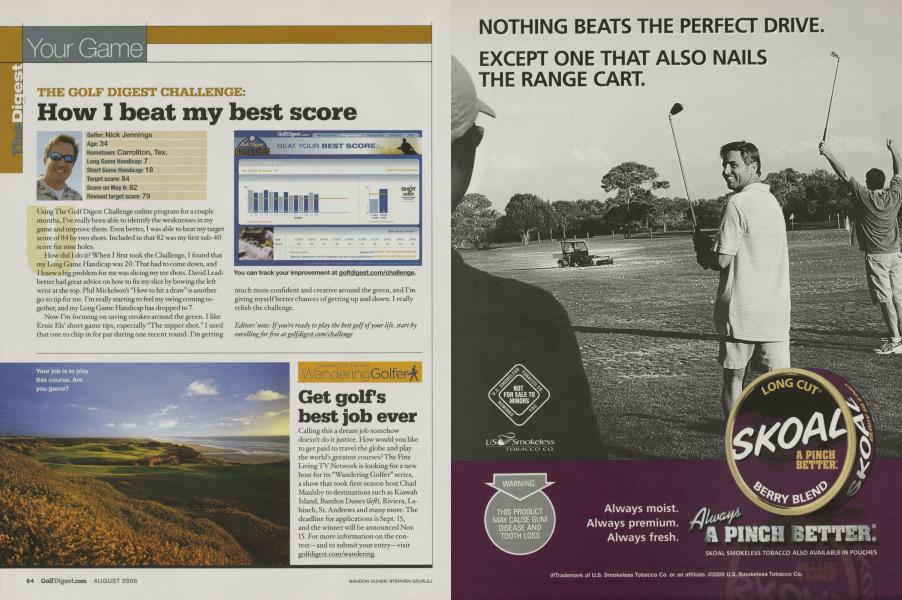 The Golf Digest Challenge: How I beat my best score