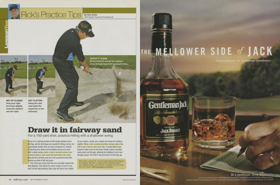 Draw it in fairway sand