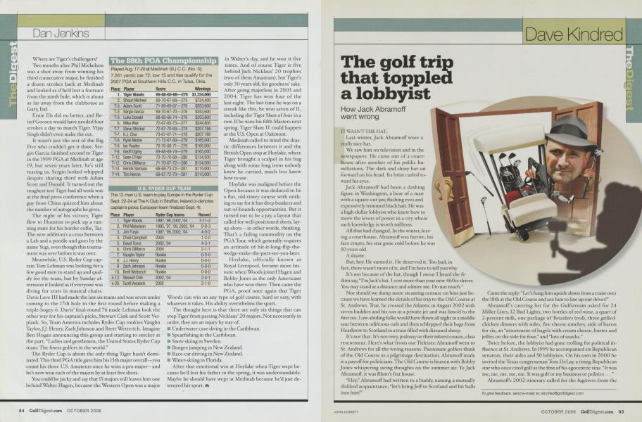 The golf trip that toppled a lobbyist