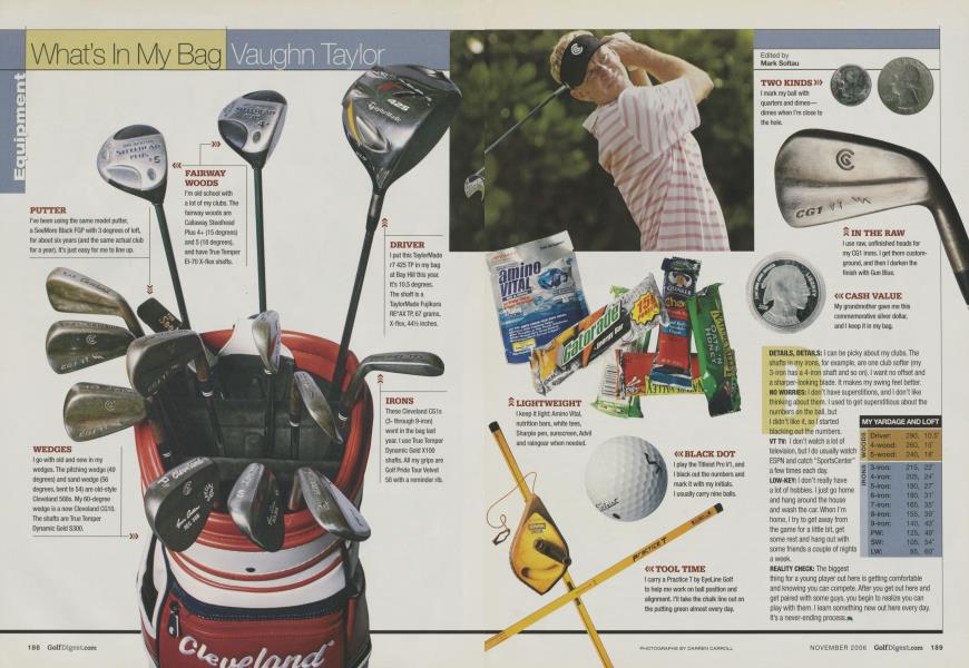 What's In My Bag: Vaughn Taylor