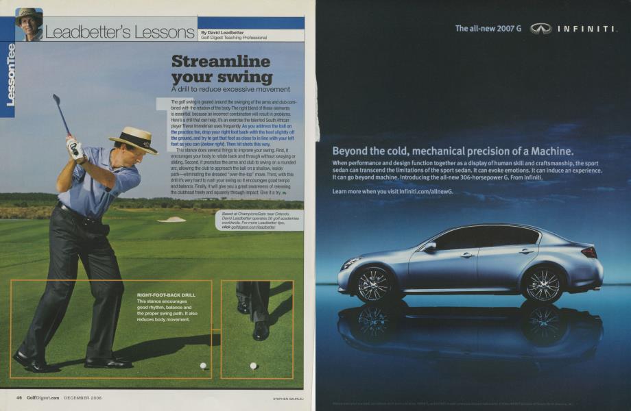 Streamline your swing