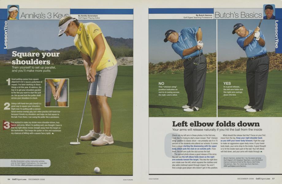 Square your shoulders