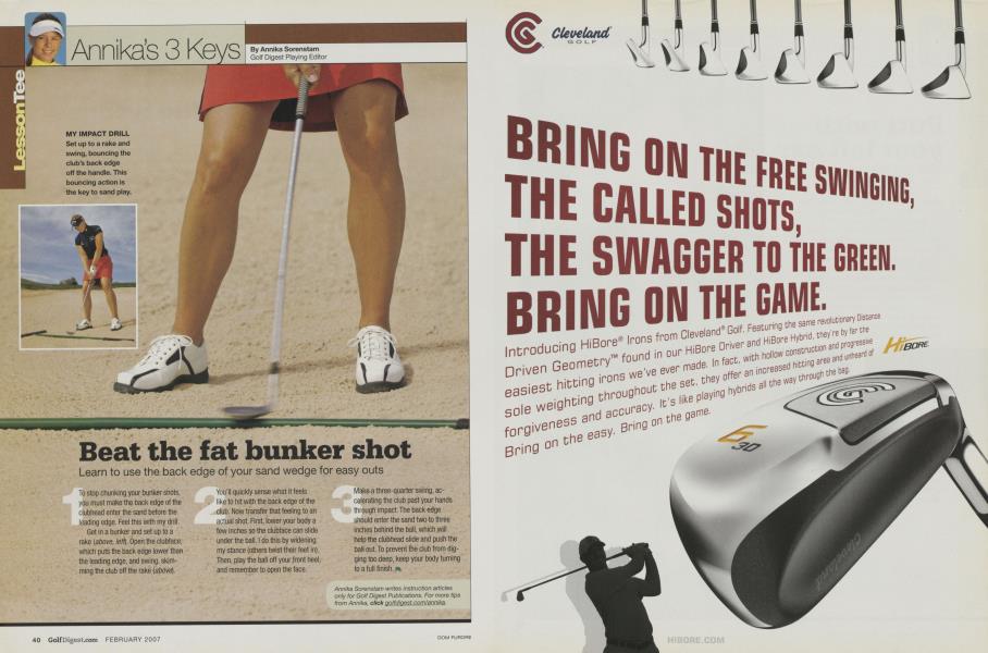 Beat the fat bunker shot