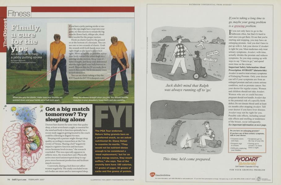 Finally, a cure for the yips