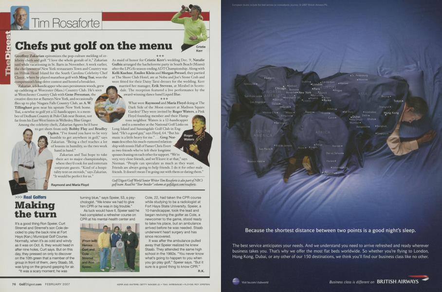 Chefs put golf on the menu