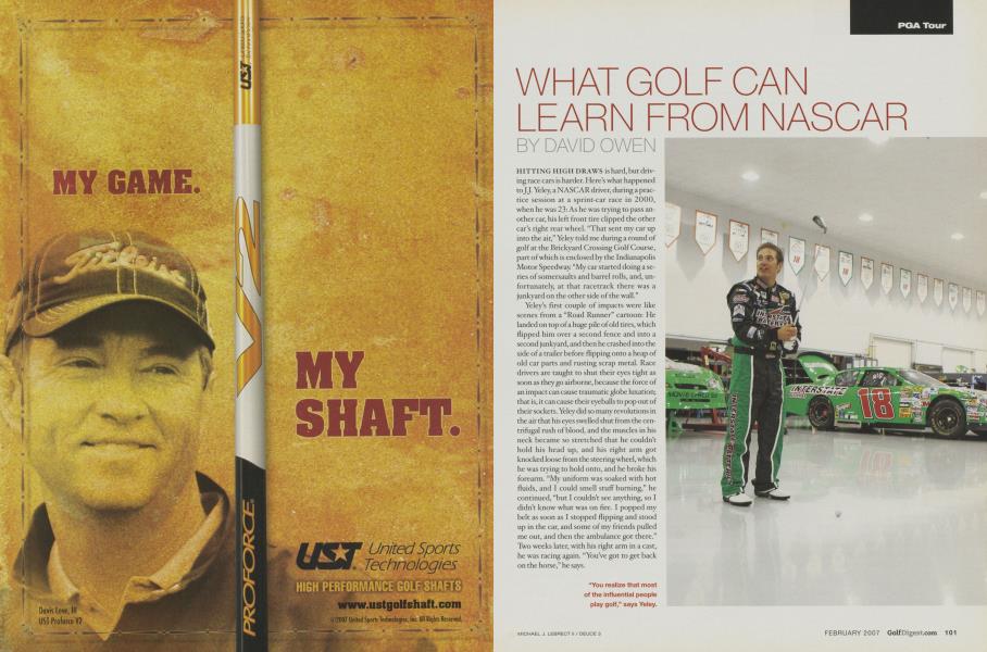 WHAT GOLF CAN LEARN FROM NASCAR