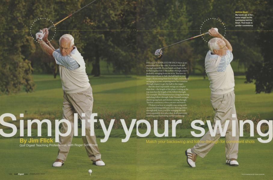 Simplify your swing