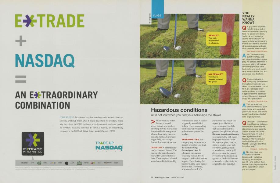 Hazardous conditions