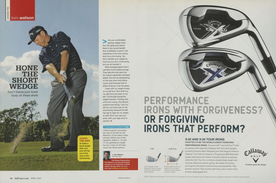 HONE THE SHORT WEDGE