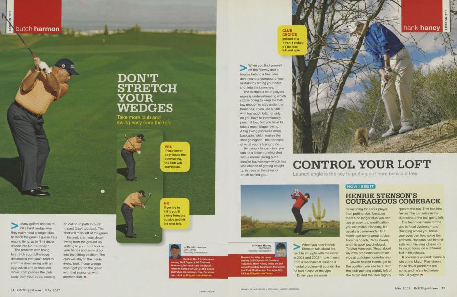 DON’T STRETCH YOUR WEDGES
